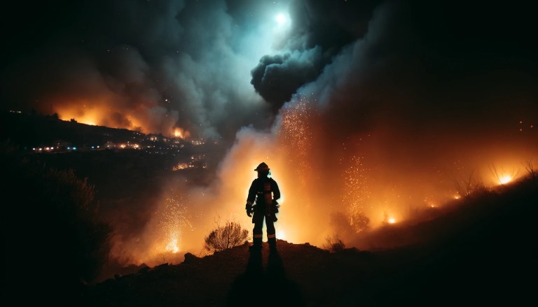 Massive Wildfire Forces Evacuations on Crete, Greece